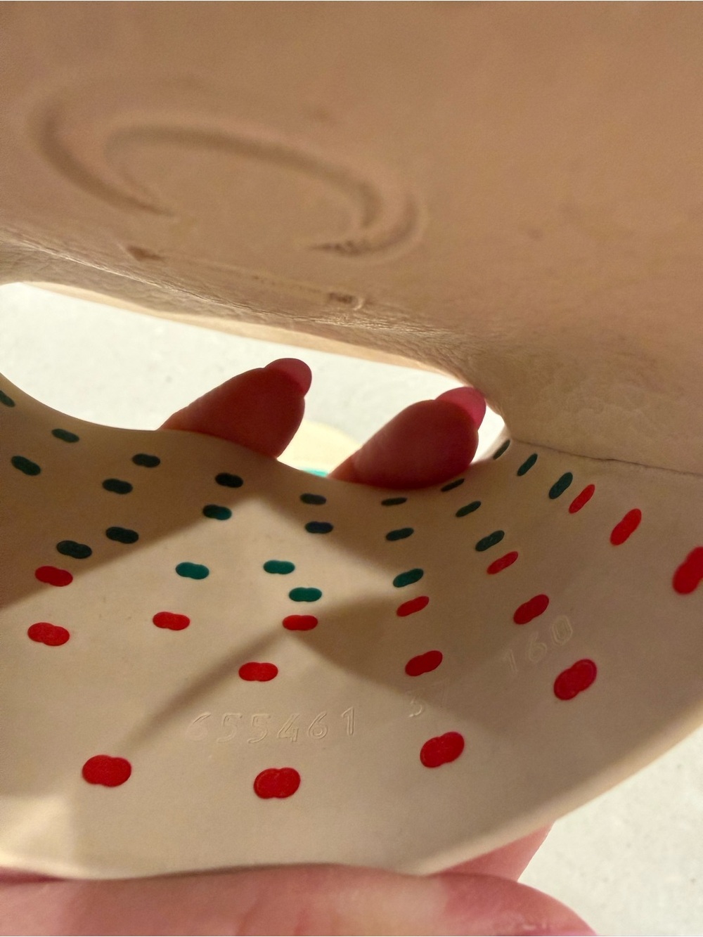 Gucci Red and Green Double-G Rubber Slide Sandals - Picture 8 of 8